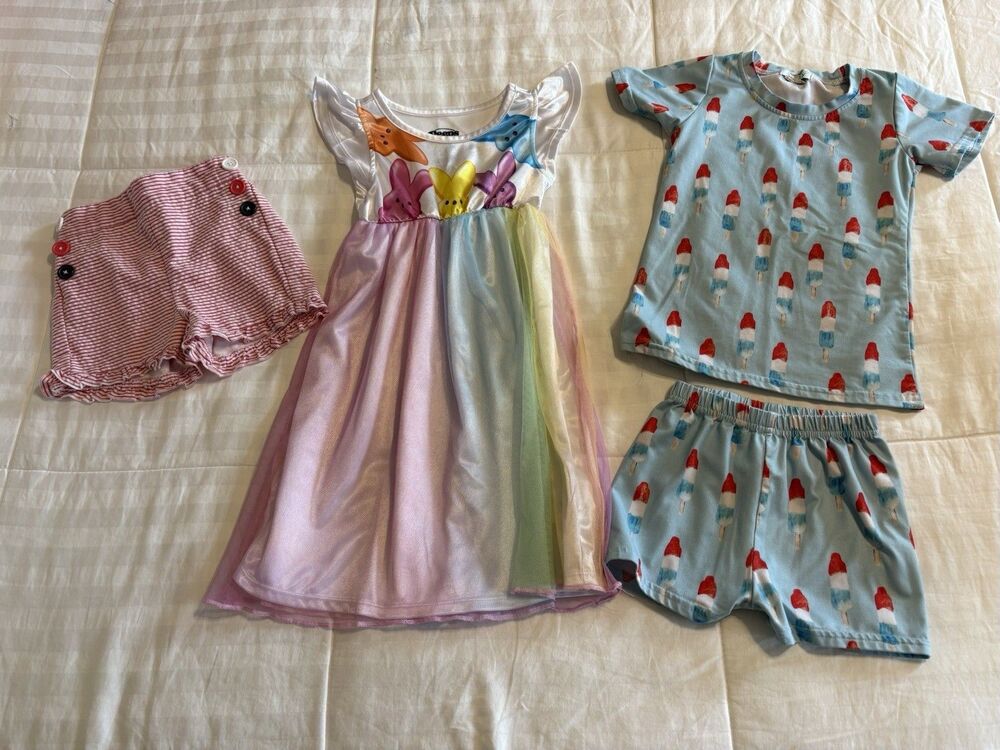 Girls 2T Mix Clothing Lot 4 Pieces